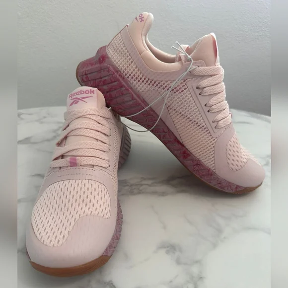 Reebok Light Pink Sneakers Women's 6.5 (37) For Training - Picture 9 of 13